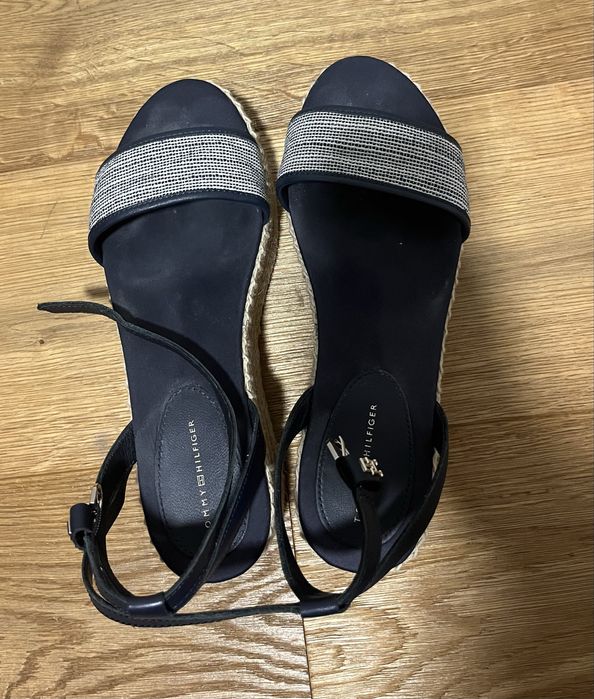 Sandały espadryle Tommy Hilfiger 39 granatowe