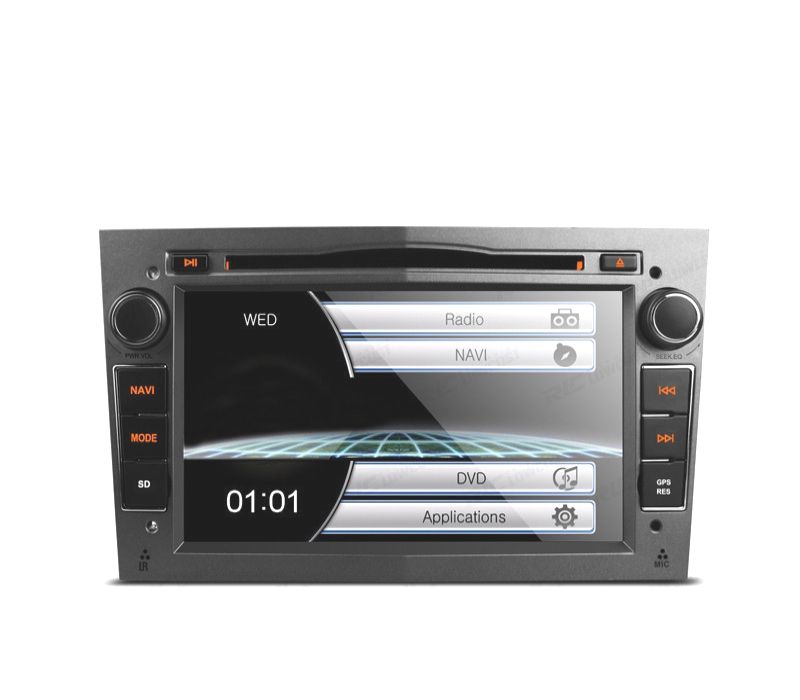 AUTO RADIO 2DIN 7" PARA OPEL COR CINZA ESCURO USB GPS TACTIL HD