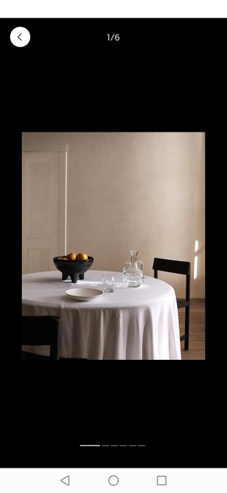 Obrus z bawełny z efektem sprania Zara Home