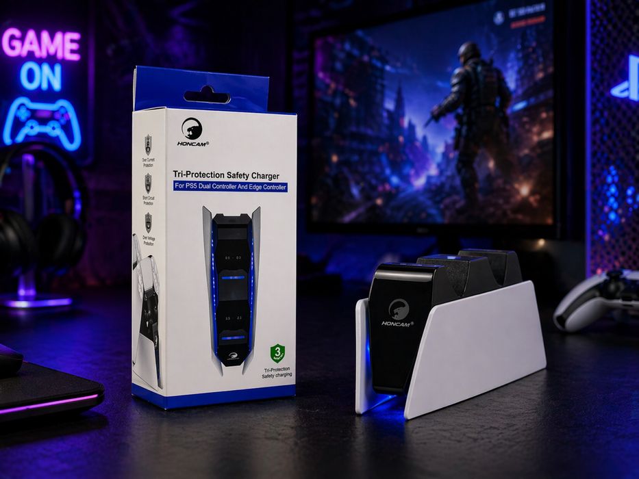 Зарядка для геймпада – PS5 DualSense чарджер джойстика док-станція