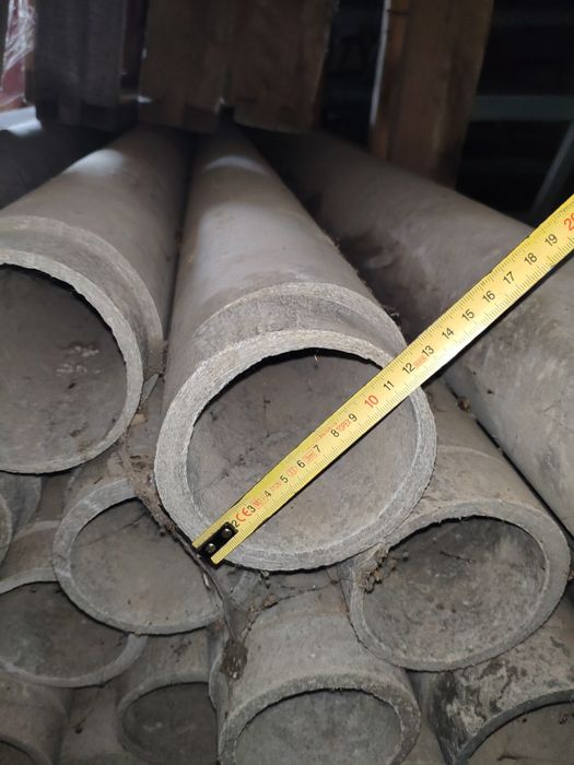 Труба азбест нова труби трубы 5м 5 метрів 12см діаметр