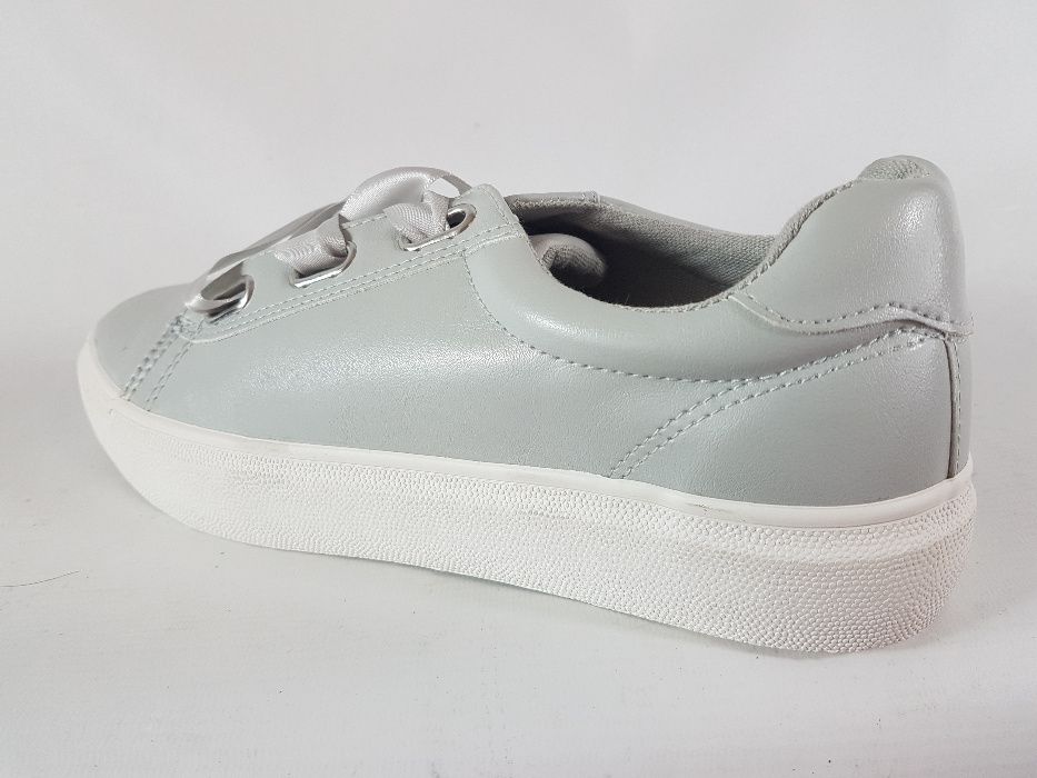EVEN&ODD ADIDASY damskie eko skóra PIĘKNE ROZMIAR 39 nowe srebne
