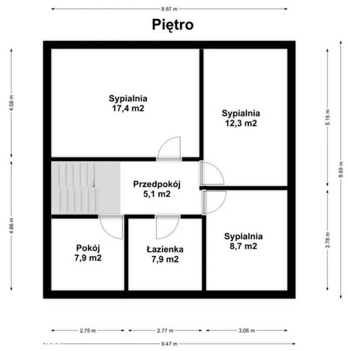 Dom Olecko - 300 m od jeziora, 180 m2 + garaż