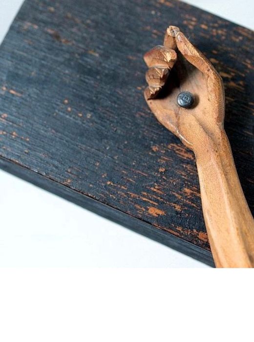Crucifixo antigo em madeira 70 x 33 cm