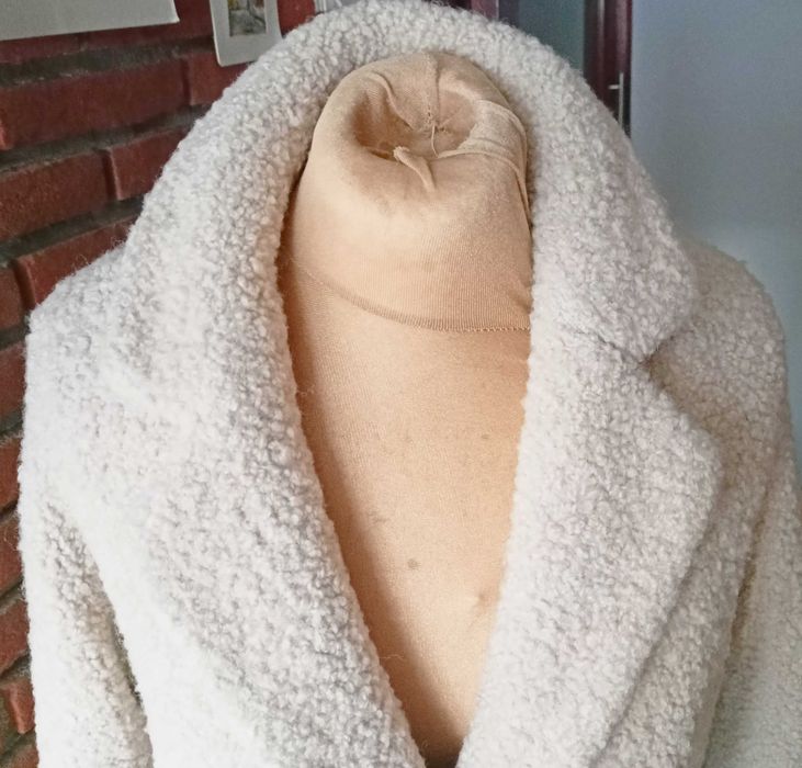 Max Mara kobiecy flauszowy płaszczyk 36