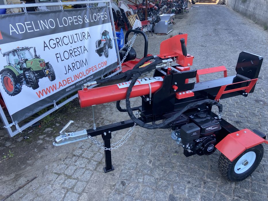 Rachador de lenha a gasolina 27ton vertical horizontal