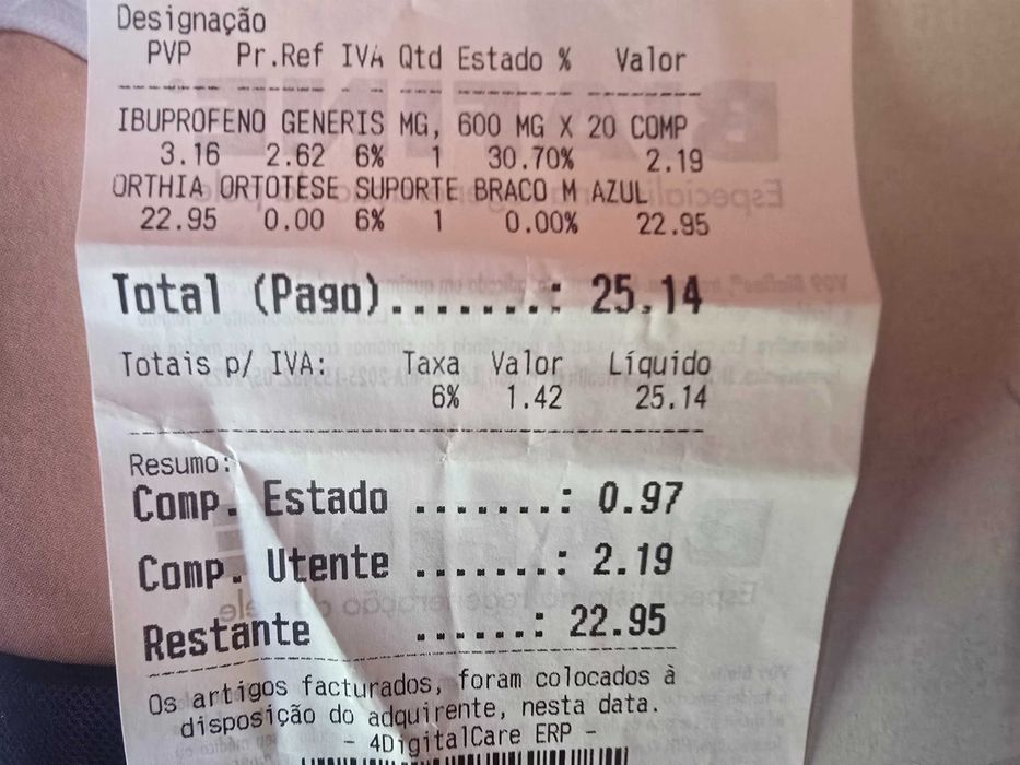 Suporte para Braço Novo