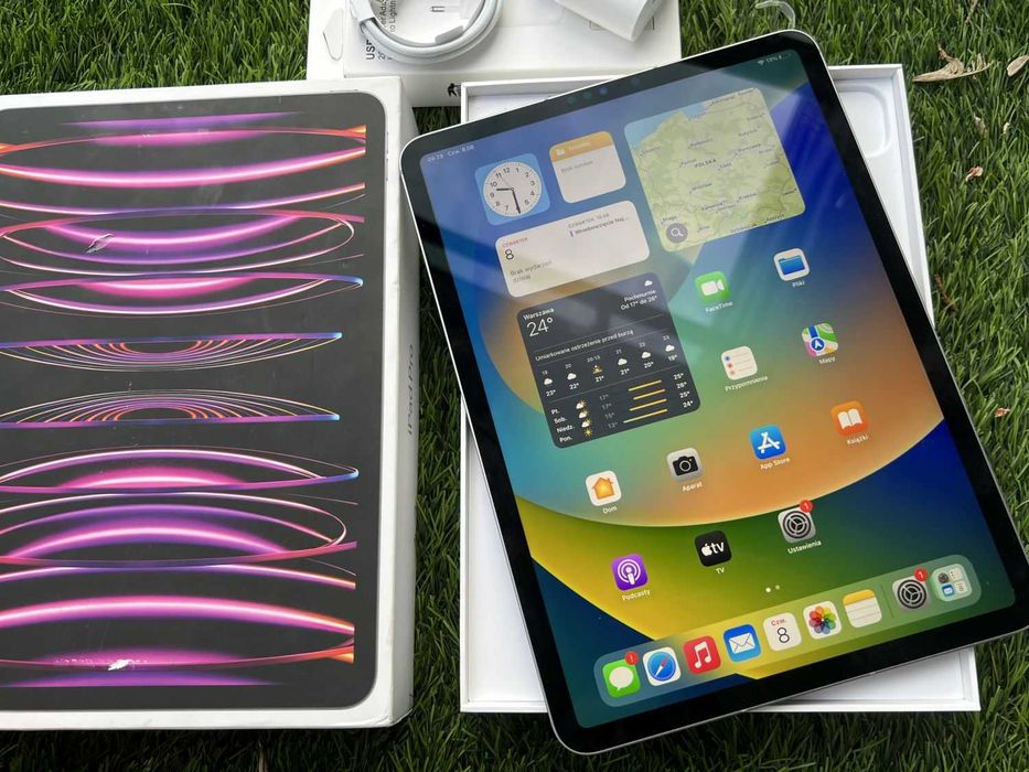 iPad Pro 11" 4 GENERACJI M2 256GB Wifi Cellular LTE 5G Bat98% GWARANCJ