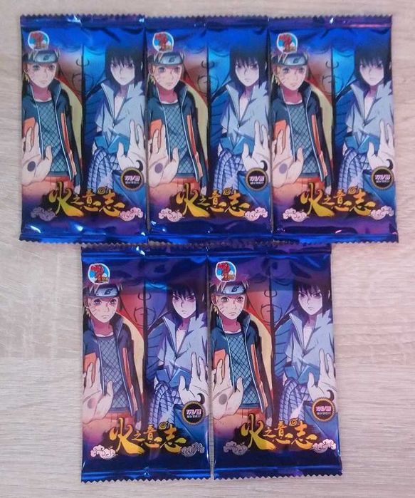 5 Boosterów z Kartami Naruto HY-1501/1