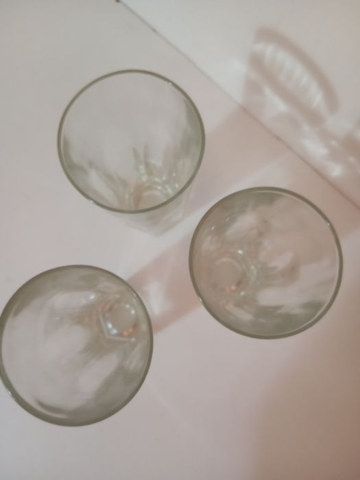 3 copos vidro grosso