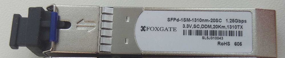 SFP модуль  SFP-1SM-1310nm\1550nm