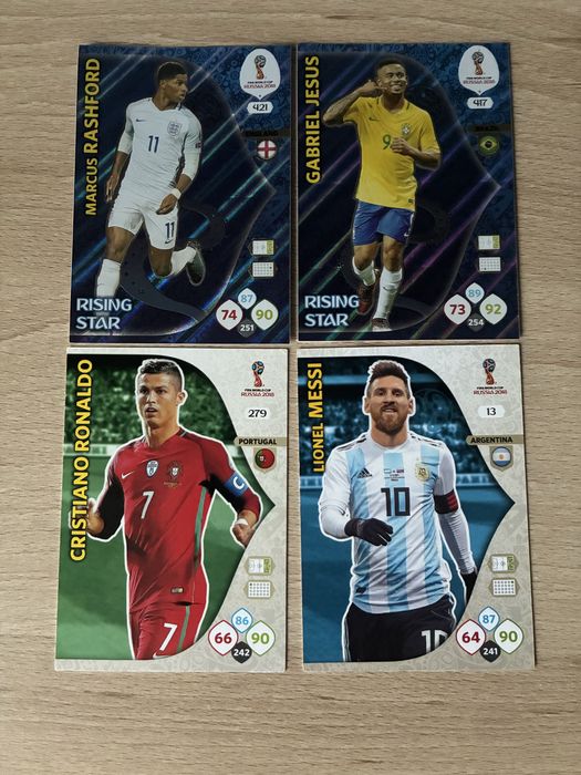 Karty piłkarskie kolekcjonerskie Panini Fifa 365 World Cup Russia 2018