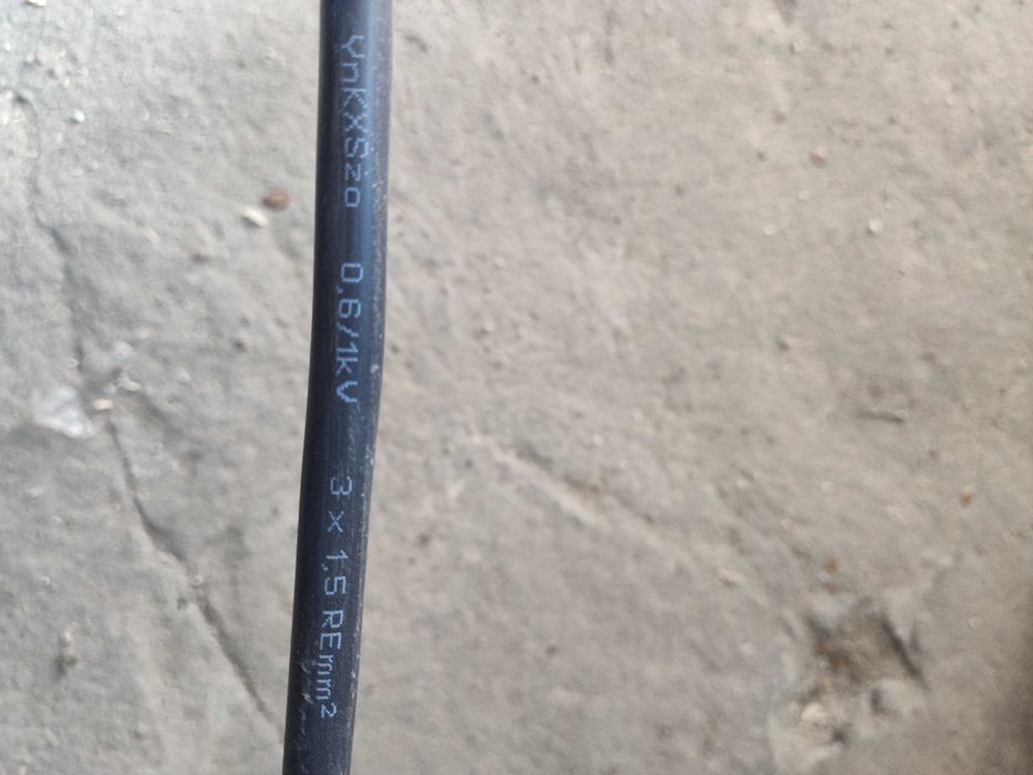 Sprzedam kabel ziemny, drut 3x1,5 YnKXSzo.