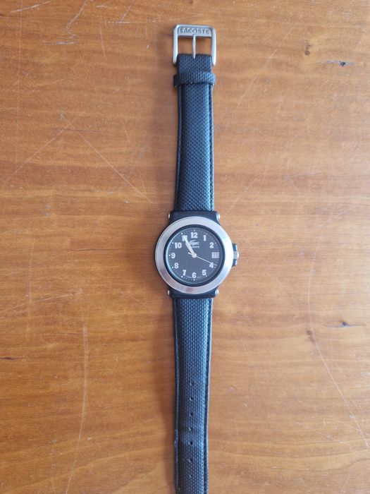 Relógio Lacoste homem, anos 1990, com pulseira original da marca