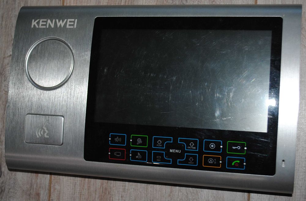 Відеодомофон hands-free Kenwei S701C-W80 кольоровий монітор.