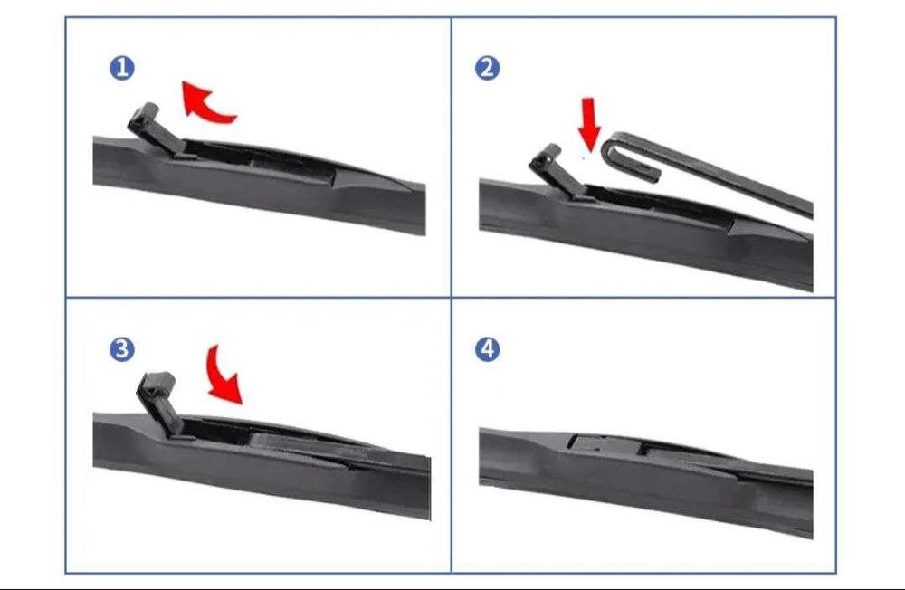 Двірники ( щітки ) склоочисника гібридні KIA / Hyundai 600/450/300