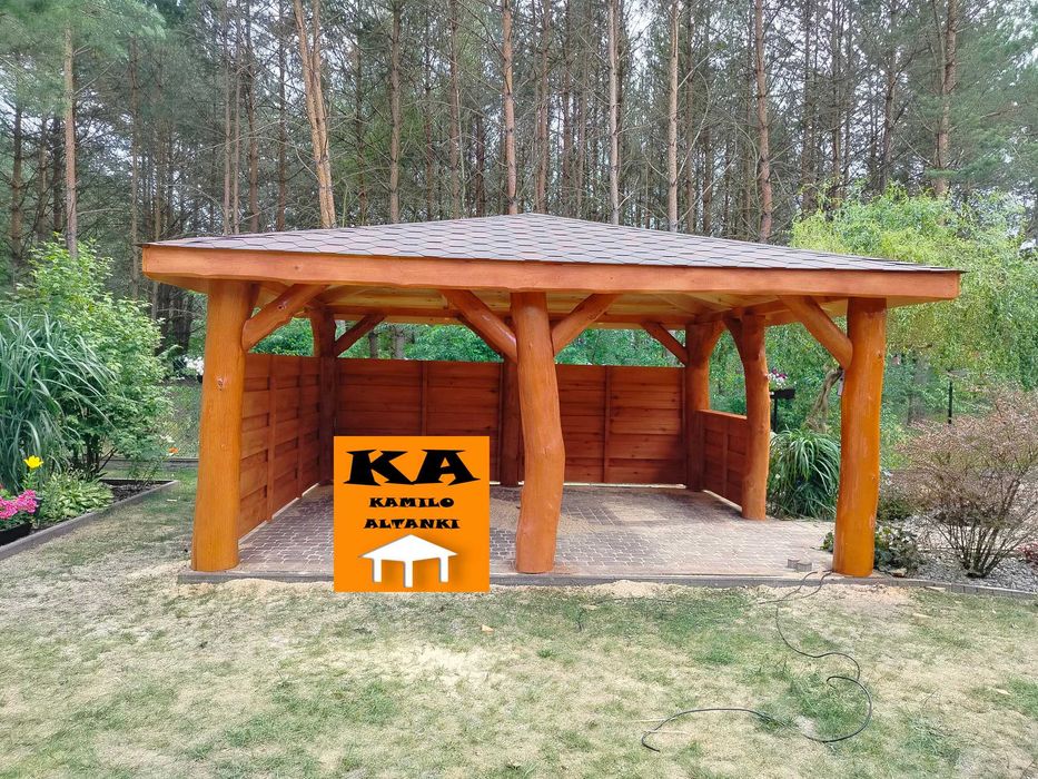 Altanka z bala Altana Altanki Altany Ogrodowa