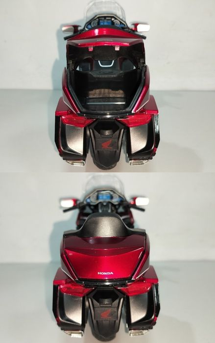 HONDA Gold Wing GL1800 модель мотоцикла 1:11 звук свет металл