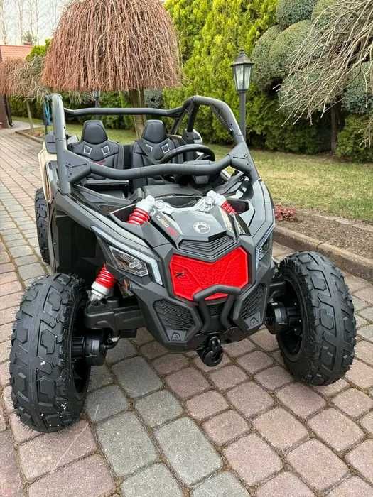 Dwuosobowy Samochód na akumulator Buggy CAN-AM PILOT pompowane koła