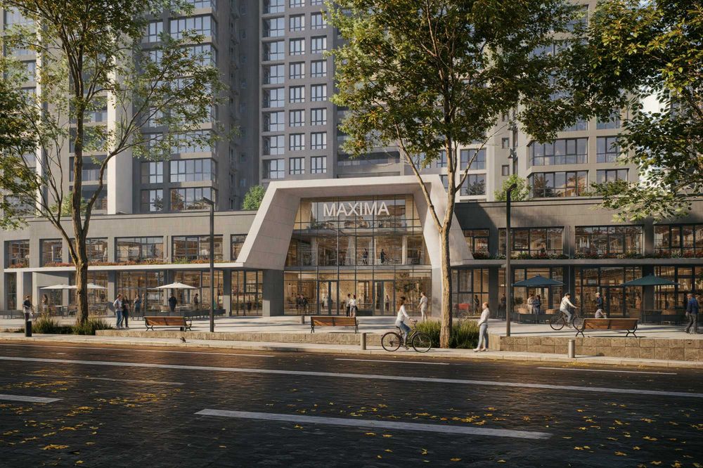 Простора 1-к квартира 78.9м2 в ЖК Maxima Residence. 30% перший внесок.
