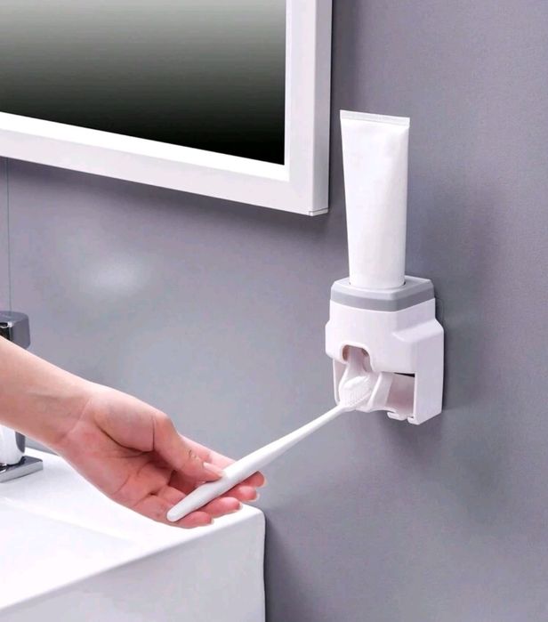 Nowy dozownik do pasty uchwyt na 2 szczoteczki