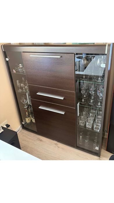 Witryna Agata Meble Wenge