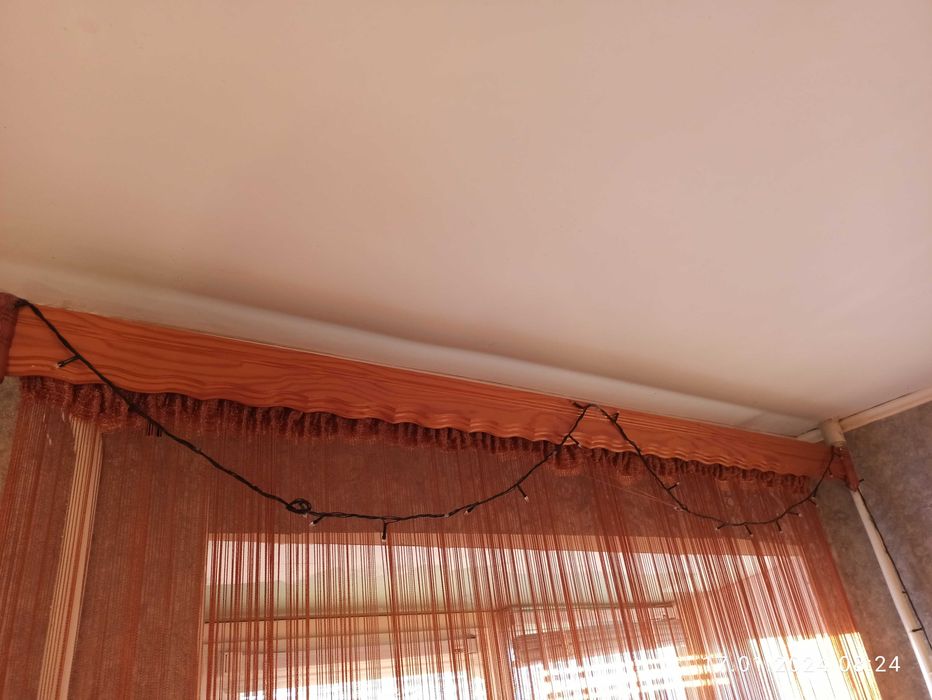 Карниз деревянный 1,9 на 2 рейки