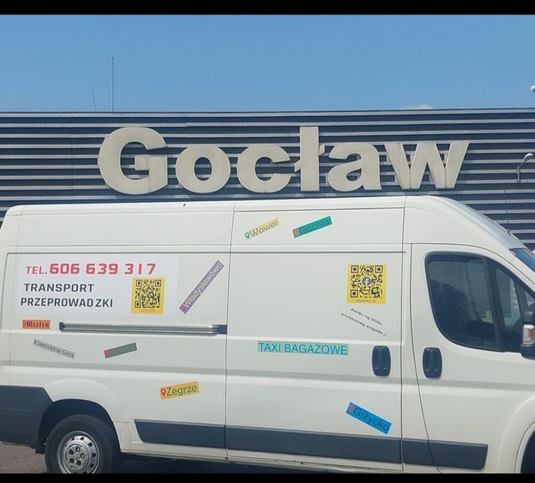 Taxi bagażowe, Transport, Przeprowadzki, Wynajem busa z kierowcą