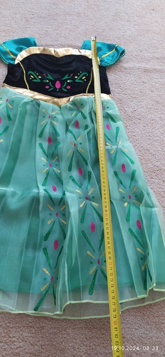 Frozen, kraina lodu, Ania i Elsa, kostium Anny, sukienka Anny