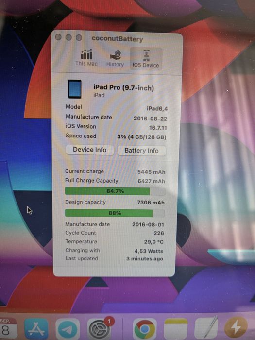 Apple Ipad Pro 9,7 на 128 Gb LTE #149