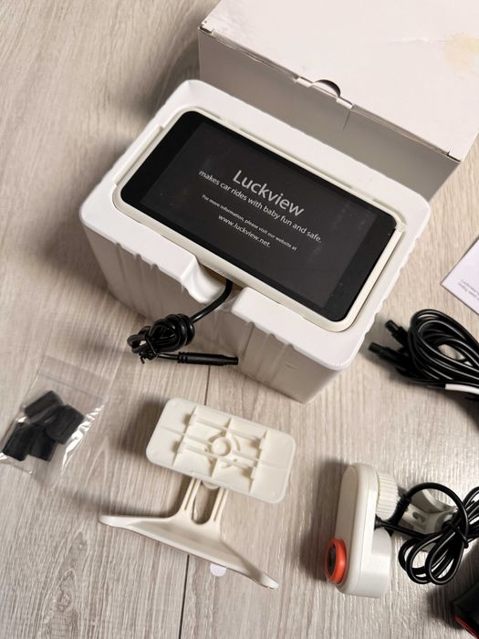 LUCKVIEW Kamera samochodowa dla niemowląt, ekran 13.2 cm 1080P