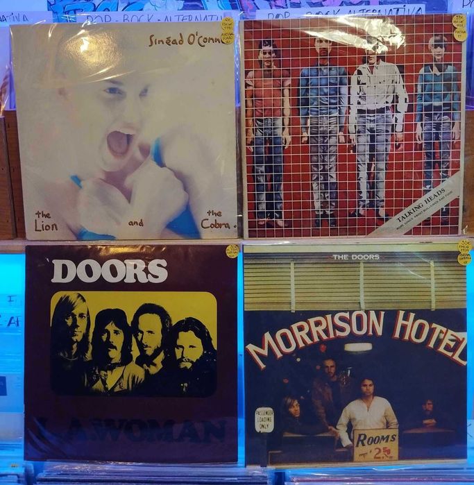 Vinil - B.Dylan Pavlovs Dog Sinead O`Conor T Heads Doors Elvis T.Maia