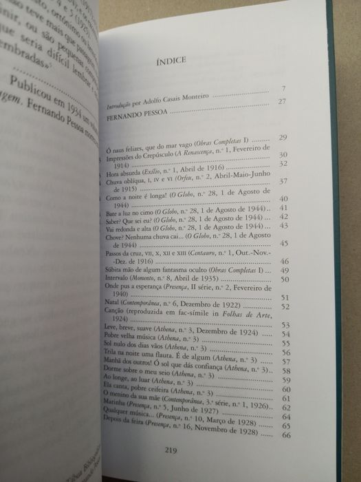 Poesia de Fernando Pessoa, intr.e selecção de Adolfo Casais Monteiro