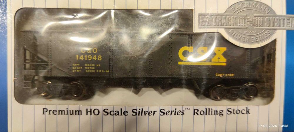 Wagon HO Bachmann Silver Series CSX