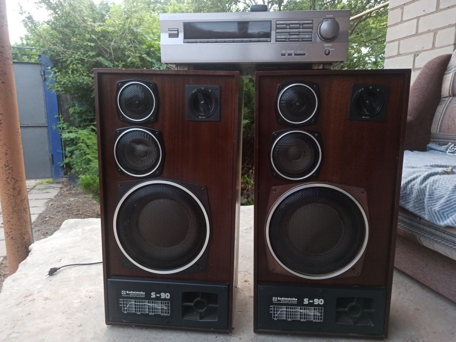 Колонки S-90. Усилитель Ямаха
