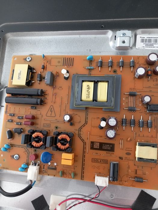 Lcd telefunken com ecrâ partido