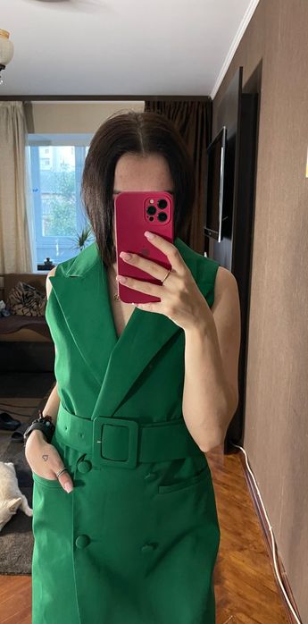 Плаття класичне зелене