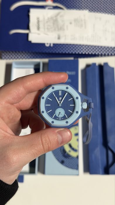 Swatch × Audemars Piguet AP Bioceramic Royal Pop Savonnette Lan Ba