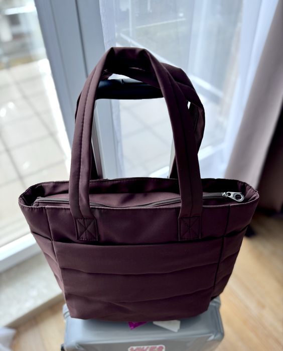 torebka damska elegancka Brown aesthetic bag travel tote