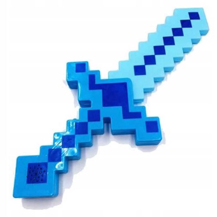 MIECZ Diamentowy  jak Minecraft LED DZWIĘK zabawka ŚWIECĄCY GRAJ