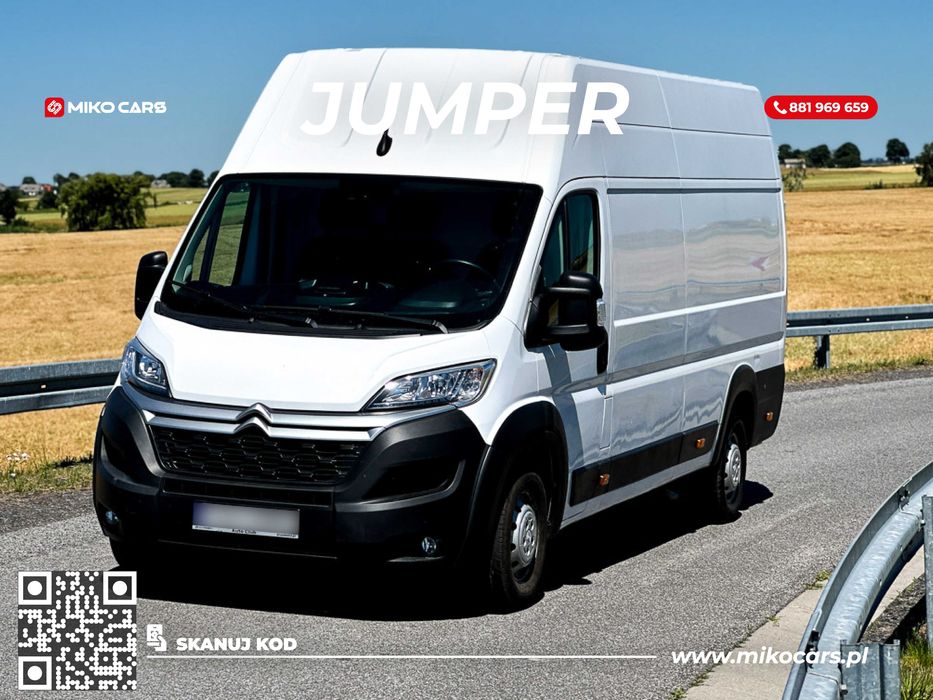 Citroen Jumper WYPOŻYCZALNIA / Wynajem busów dostawczych PL I EU