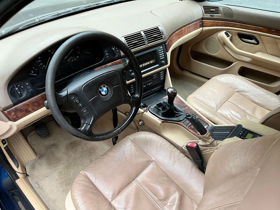 BMW Seria 5 BMW 520i E39 limuzyna 2.0 benzyna 1997r. manual skóra bananowa