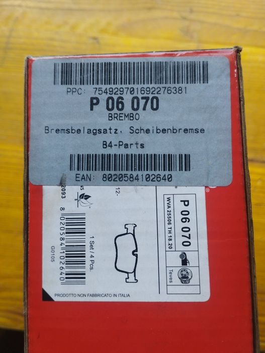 Calços/ Pastilhas