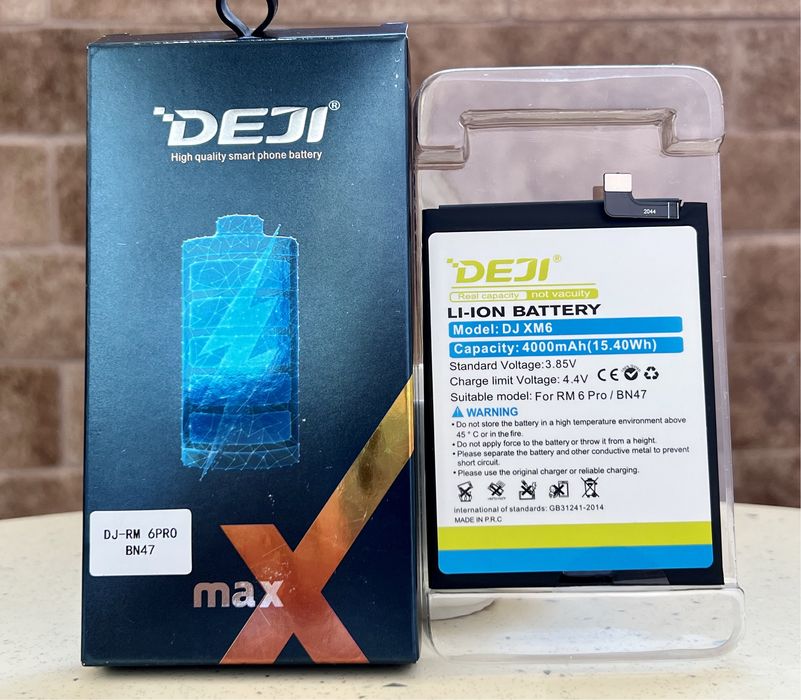 Батарея Redmi 6 Pro Mi A2 Lite Xiaomi BN47 акумулятор Deji 4000mAh