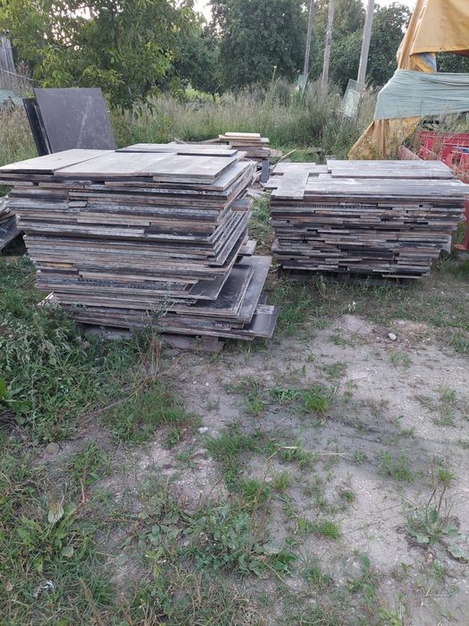 Płyty szalunkowe użyte 1 raz, 21 mm  Zobacz