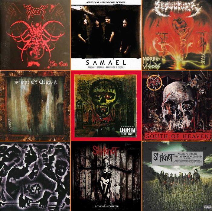 72 CDs - Metal - Grande Coleção - Raros - Muito Bom Estado