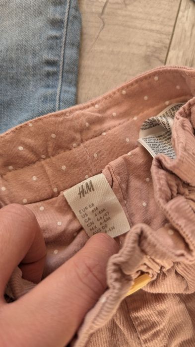 Spodnie dla dziewczynki na jesień 5 sztuk H&M, So Cute