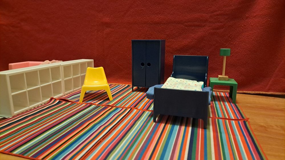 Mobília Ikea para casa de bonecas