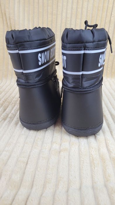 Nowe buty zimowe na kostkę snow boot czarne rozmiar  38
