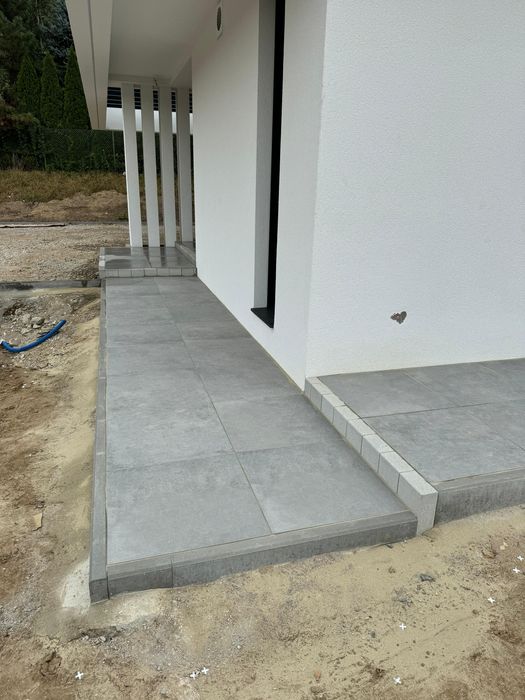 Układanie kostki brukowej, tarasów, podjazdów, schodów